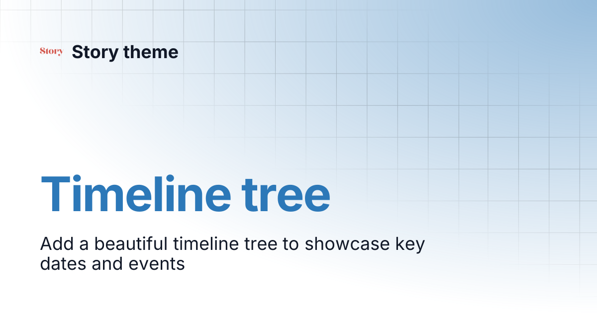 Timeline tree | Story theme